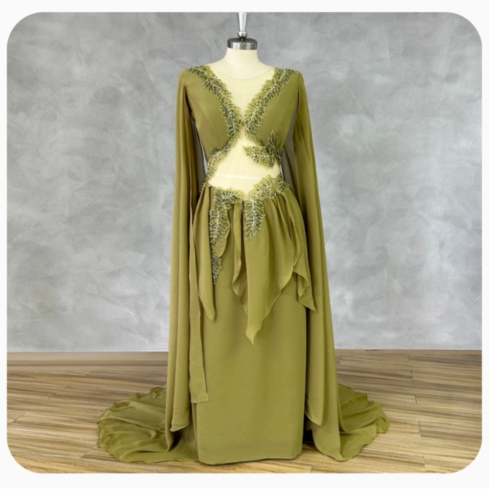 Taylor swift folklore green dress